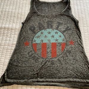 LOL vintage party like it’s 1776 women’s tank top America